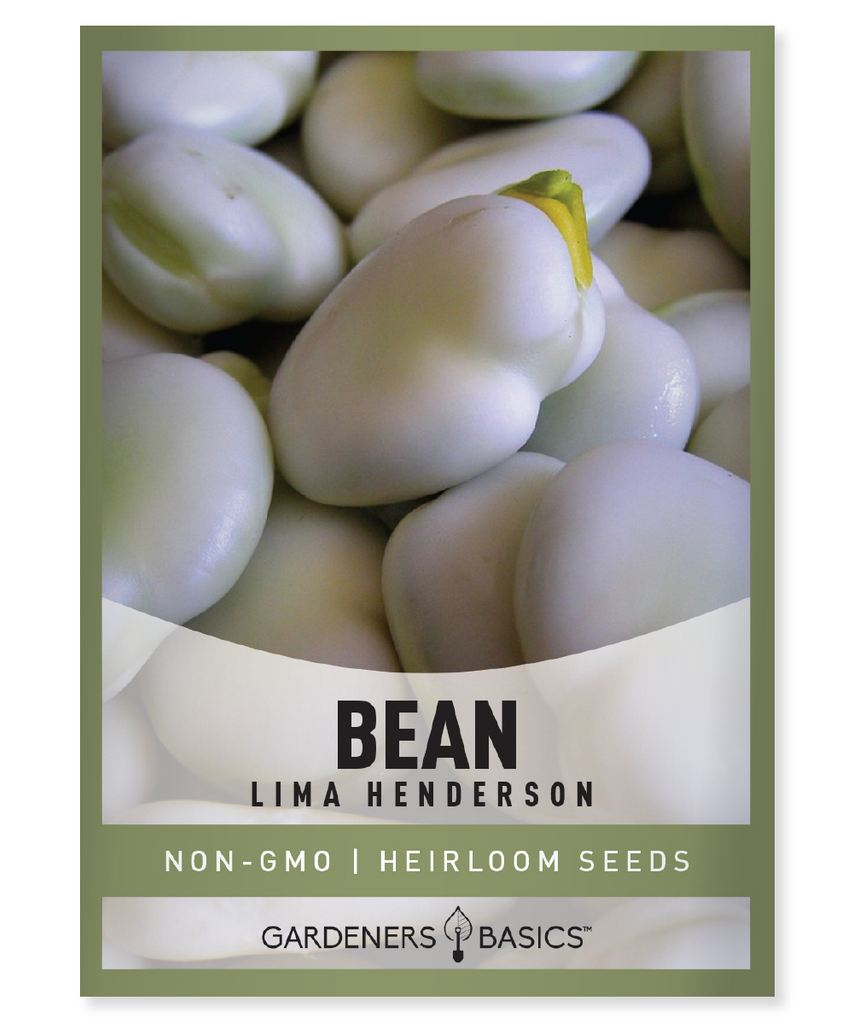 Lima Henderson Bean Seeds For Planting Non-GMO Seeds For Home Vegetable Garden