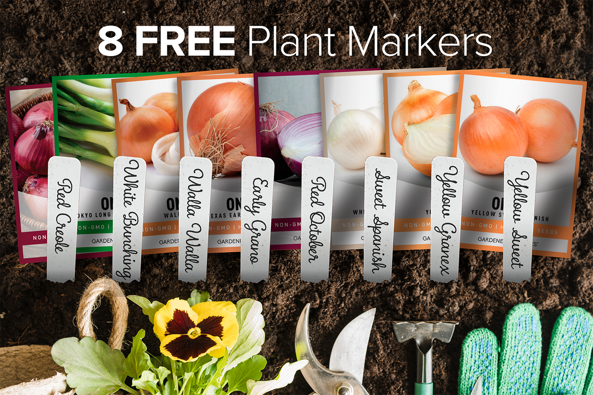 Onion Seed Assortment | 8 Variety Pack