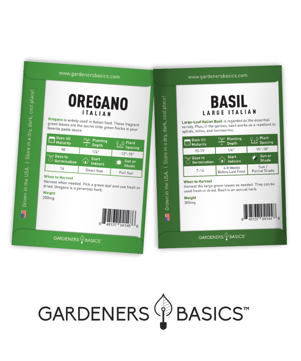 Culinary Herb Seeds Variety Kit Non-GMO Seeds Planting Home Herb Garden