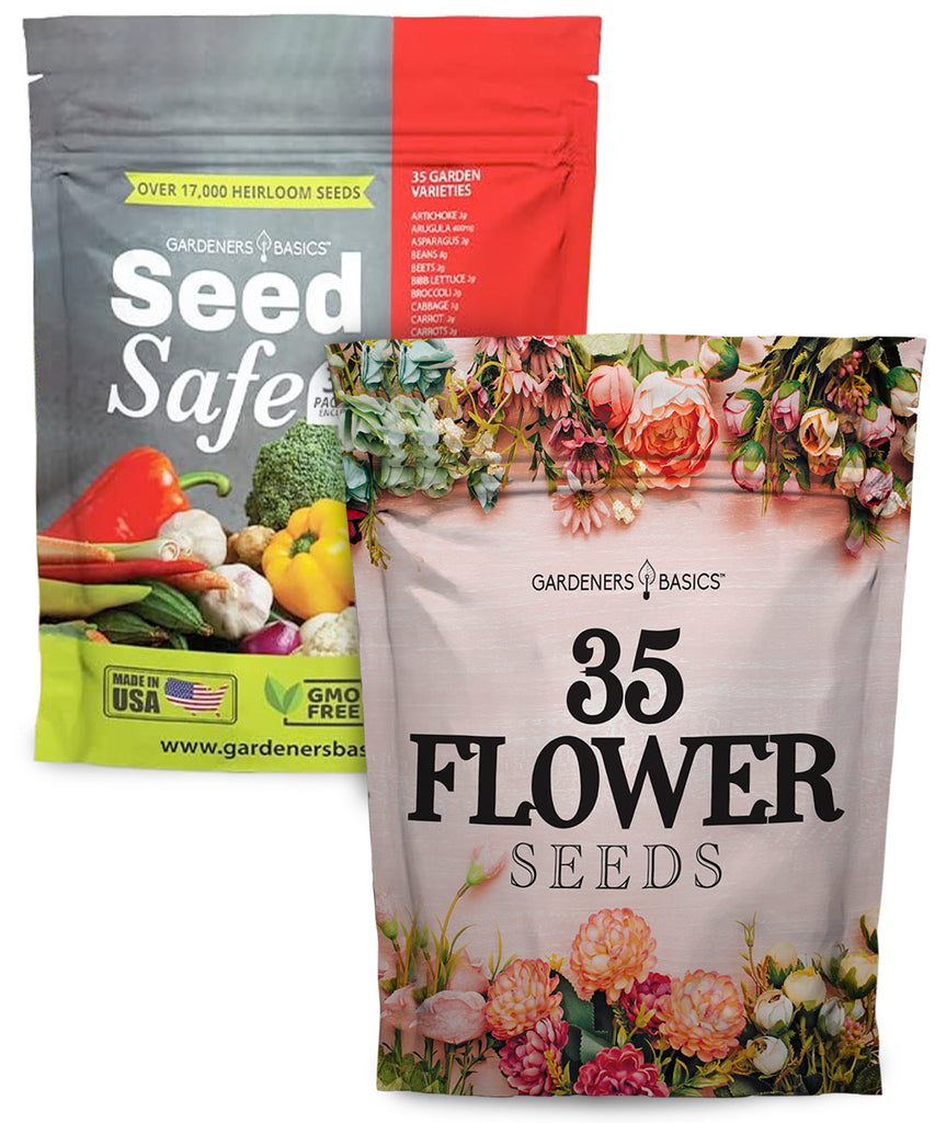 Survival Seed Kit, Wildflower Seed Kit, Heirloom Seeds, Non-GMO Seeds, Annual Seeds, Perennial Seeds, Vegetable Seeds, Herb Seeds, Gardening, Seed Storage, Seed Packets, Pollinator Garden, Mylar Seed Bags, Garden Variety Pack, Homesteading, Edible Garden, Self-Sufficient Garden