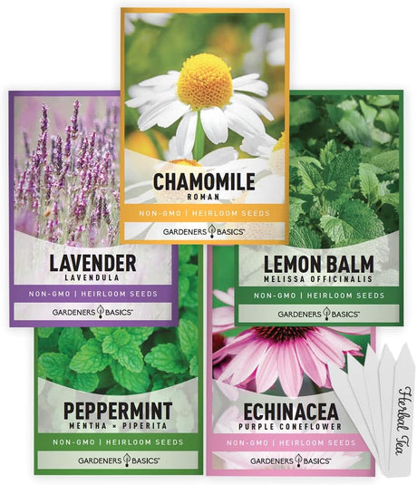 Herbal Tea Seed Starter Kit – Grow Soothing, Homegrown Herbs for Fresh Teas