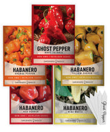 Hot Pepper Starter Kit – Ghost & Habanero Seeds, Pots, Soil & More