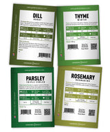 Herb Gardening Kit – 8 Popular Herbs for Windowsill or Outdoor Growing