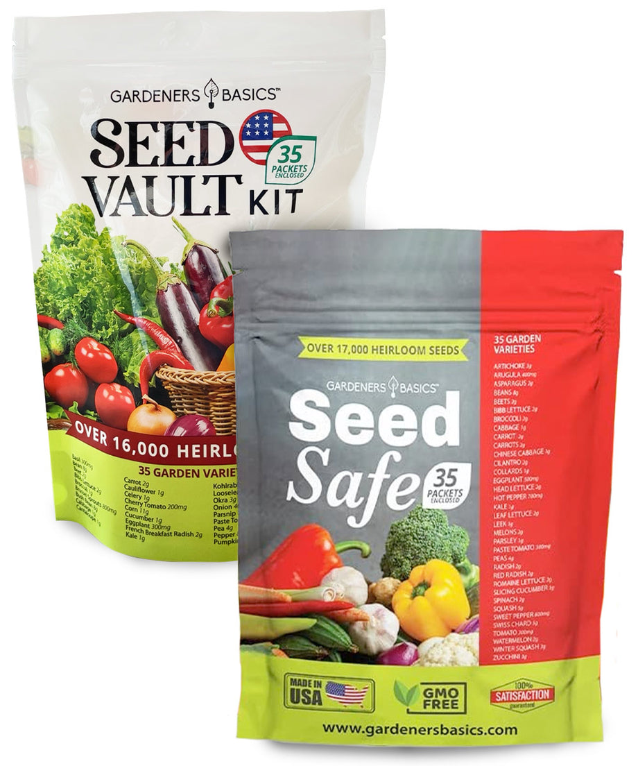 organic seeds garden Survival Seed Vault Kit