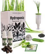 Green Onion Hydroponic Grow Kit – Easy Indoor Scallion Gardening with Non-GMO Seeds