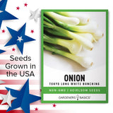 Green Onion Gardening Kit – Fast Growing Non-GMO Bunching Onion Seeds