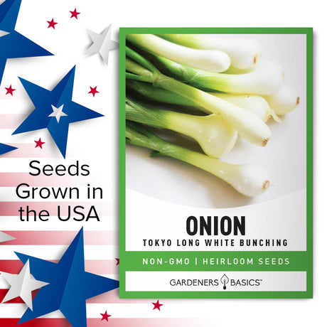 Green Onion Gardening Kit – Fast Growing Non-GMO Bunching Onion Seeds