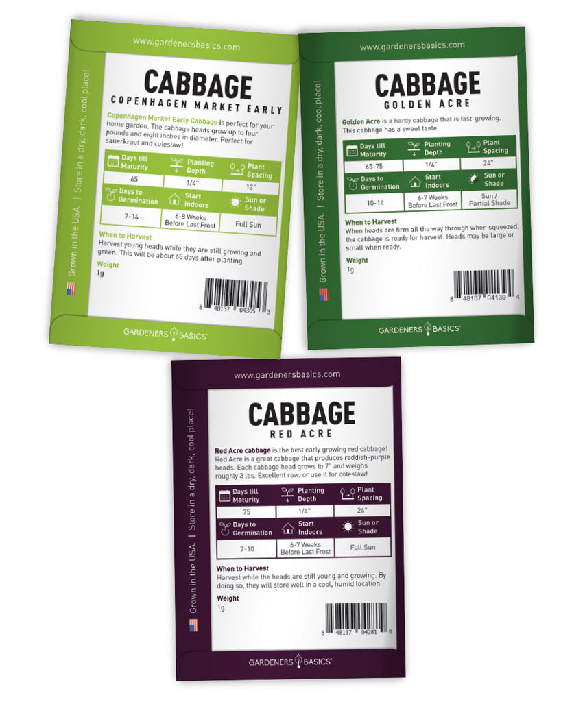 Grow Your Ultimate Cabbage Garden: 5 Delicious Varieties in One Assortment