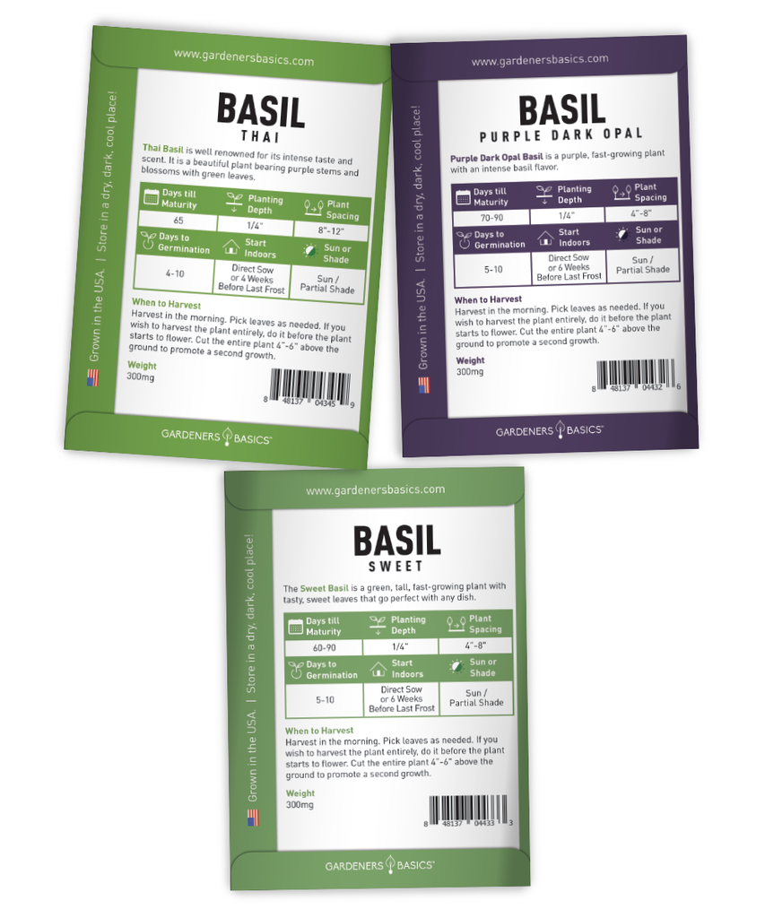 Non-GMO Basil Seed Assortment: Enhance Your Garden with Rare Varieties