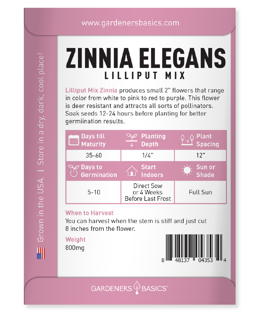 Zinnia Lilliput Mix: A Gardener's Delight