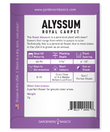 Experience the Charm of Royal Carpet Dwarf Sweet Alyssum in Your Garden