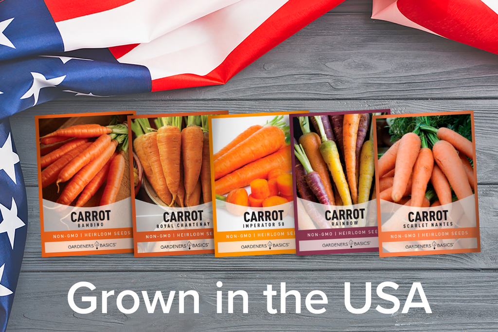 Experience the Versatility of Carrots with Gardeners Basics' 5 Variety Seed Pack