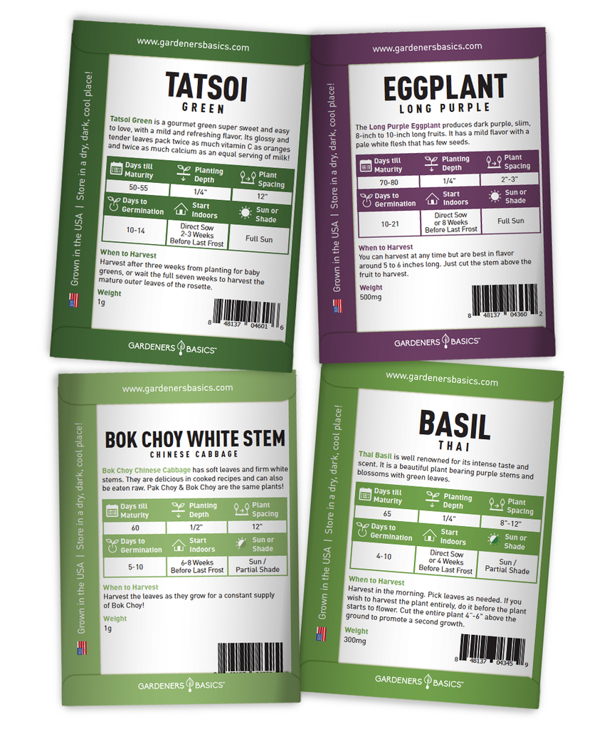 Plant Your Own Asian Vegetable Garden with This 8-Pack Seed Collection