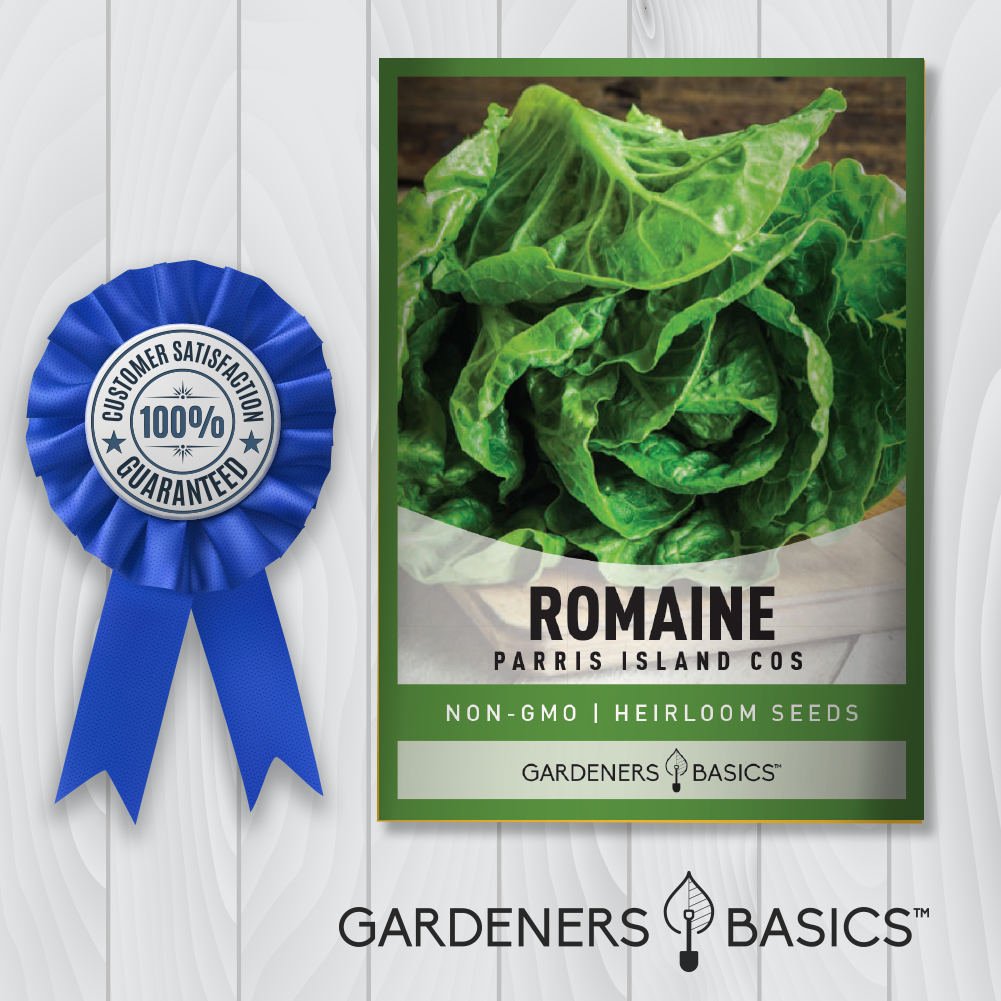 Quality assurance information for Gardeners Basics Parris Island Cos romaine lettuce seeds