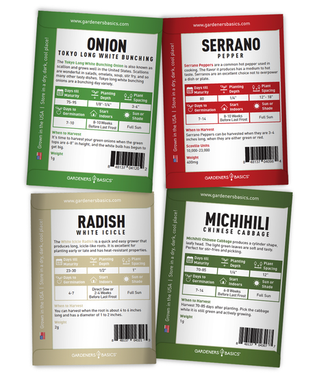 Take Your Garden on a Culinary Journey with Gardeners Basics' Asian Vegetable Seeds