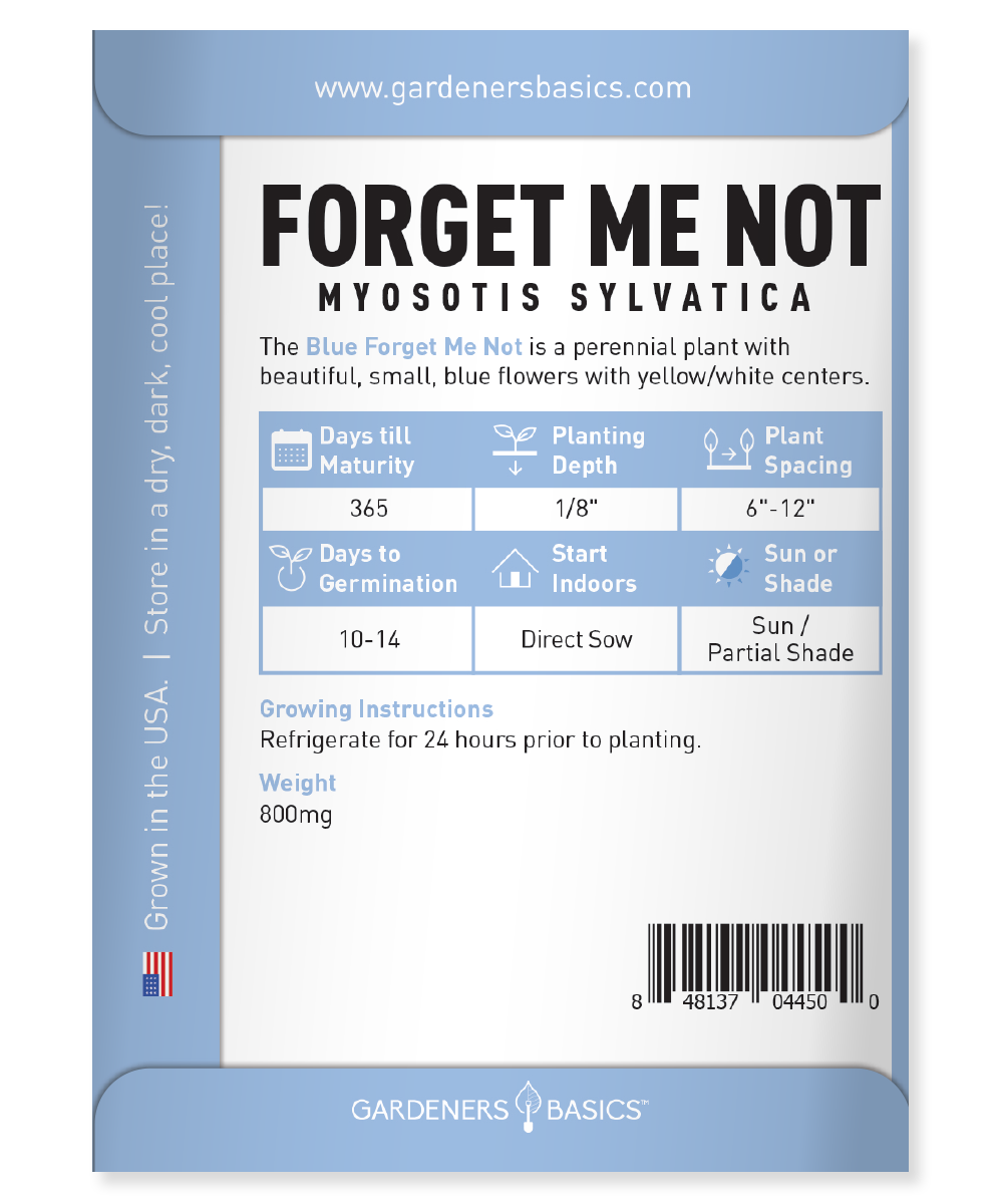 Unforgettable Blooms: Planting Forget Me Not Flower Seeds in Your Garden