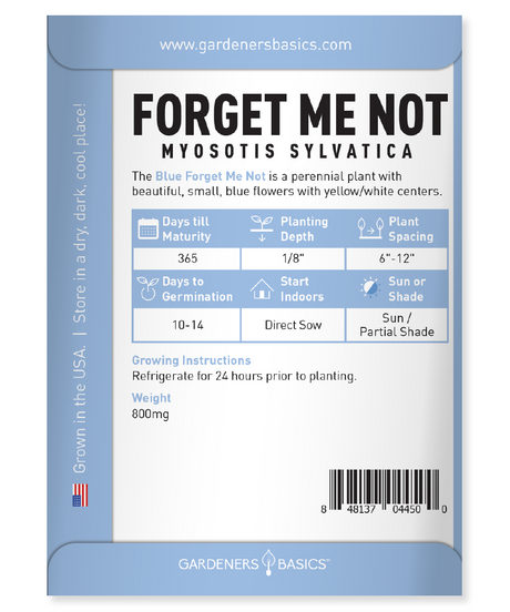 Unforgettable Blooms: Planting Forget Me Not Flower Seeds in Your Garden