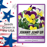 Cultivate Beauty with Helen Mount Johnny Jump Up Viola Cornuta Seeds