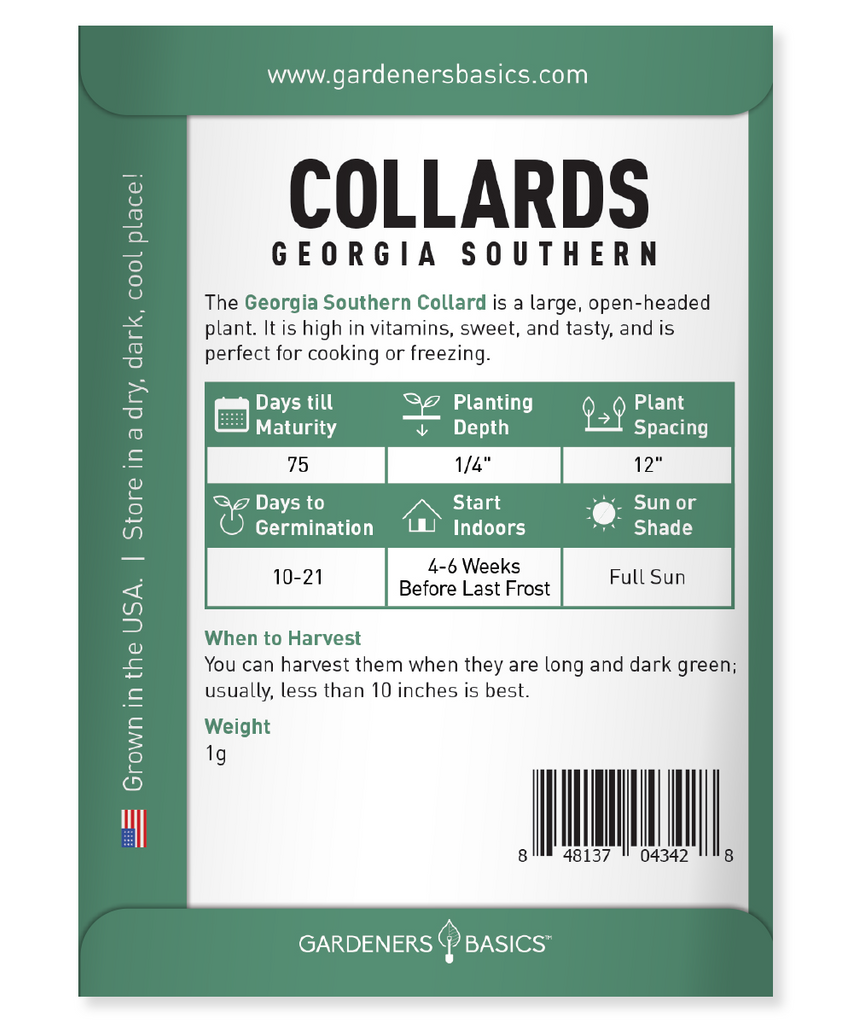 Georgia Southern Collard Seeds: The Ultimate Choice for Healthy Gardens