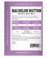 Bring Your Garden to Life with Bachelor's Button Polka Dot Mix