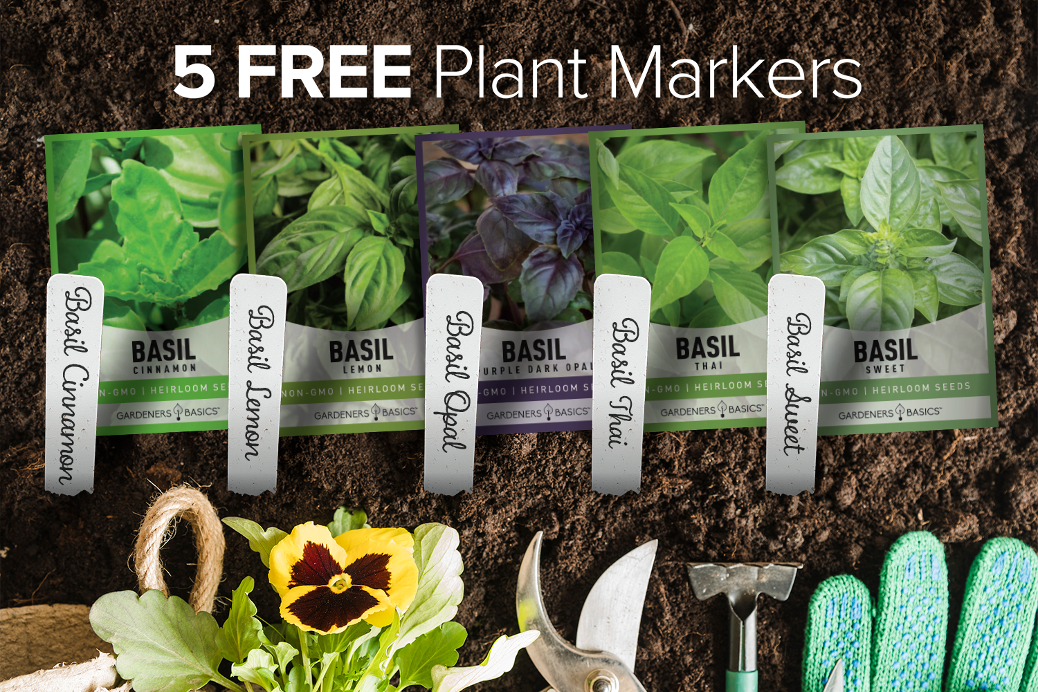 gardeners basics basil seeds for planting Basil Seeds for Planting