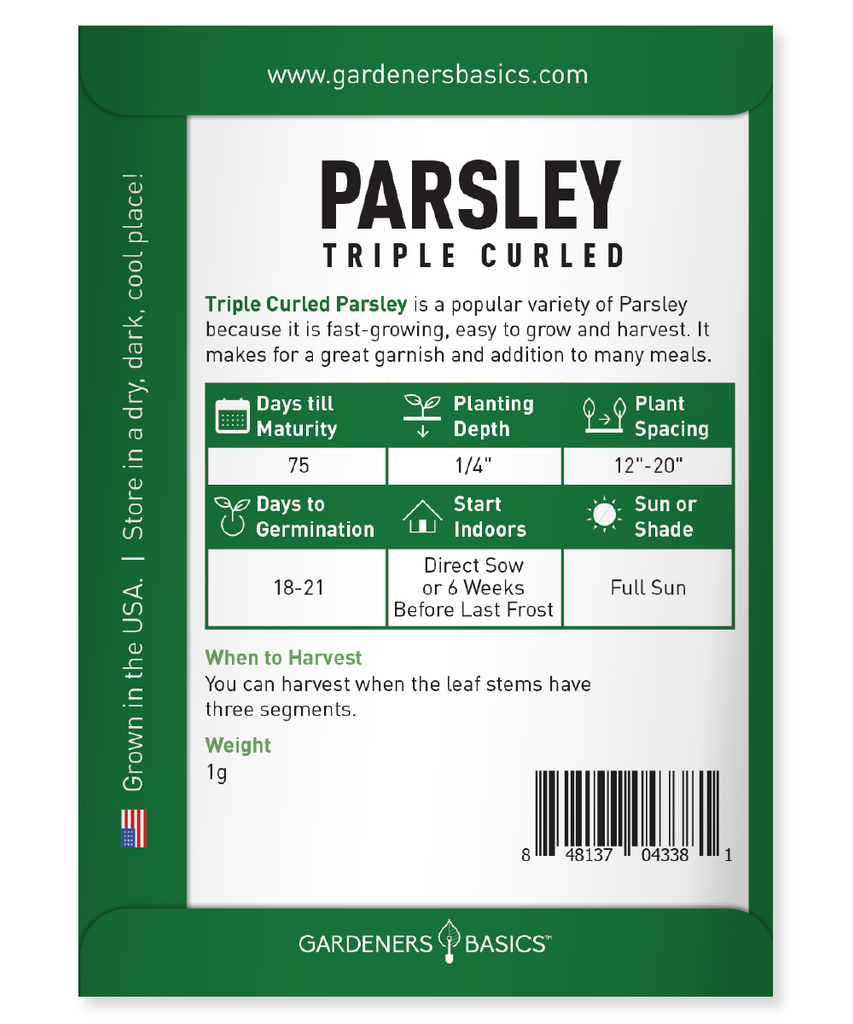 Unleash Nature's Bounty with Triple Curled Parsley Seeds