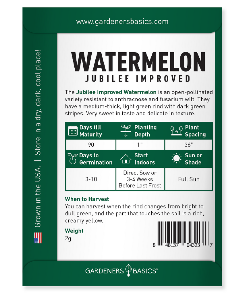 Grow the Perfect Watermelon Patch with Jubilee Improved Seeds