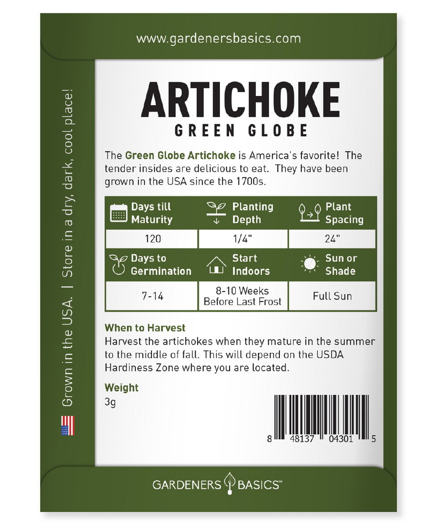 Premium Green Globe Artichoke Seeds for Planting Success