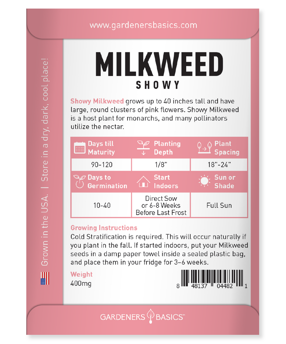 milkweed seeds planting instructions Showy Milkweed Seeds for Planting Grow a Wildlife Haven In Your Garden – Gardeners Basics