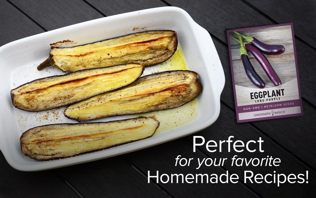 Savor the Taste of Fresh, Long Purple Eggplants from Your Garden