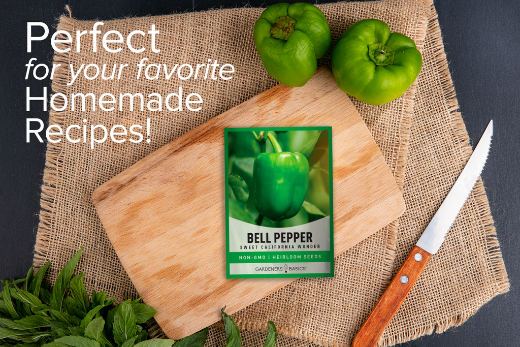 Sweet California Wonder Bell Pepper Seeds For Planting Non-GMO Seeds For Home Vegetable Garden Homemade Recipes