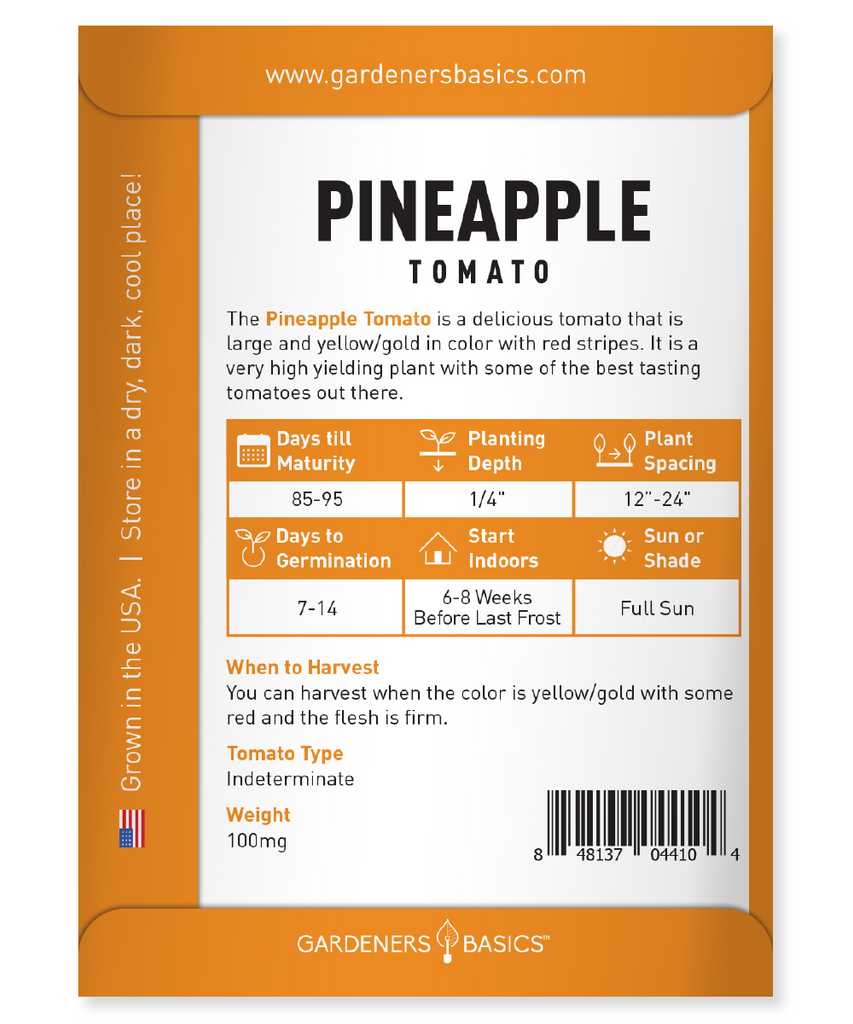 Plant Pineapple Tomato Seeds: Experience the Delight of Homegrown, Juicy Tomatoes