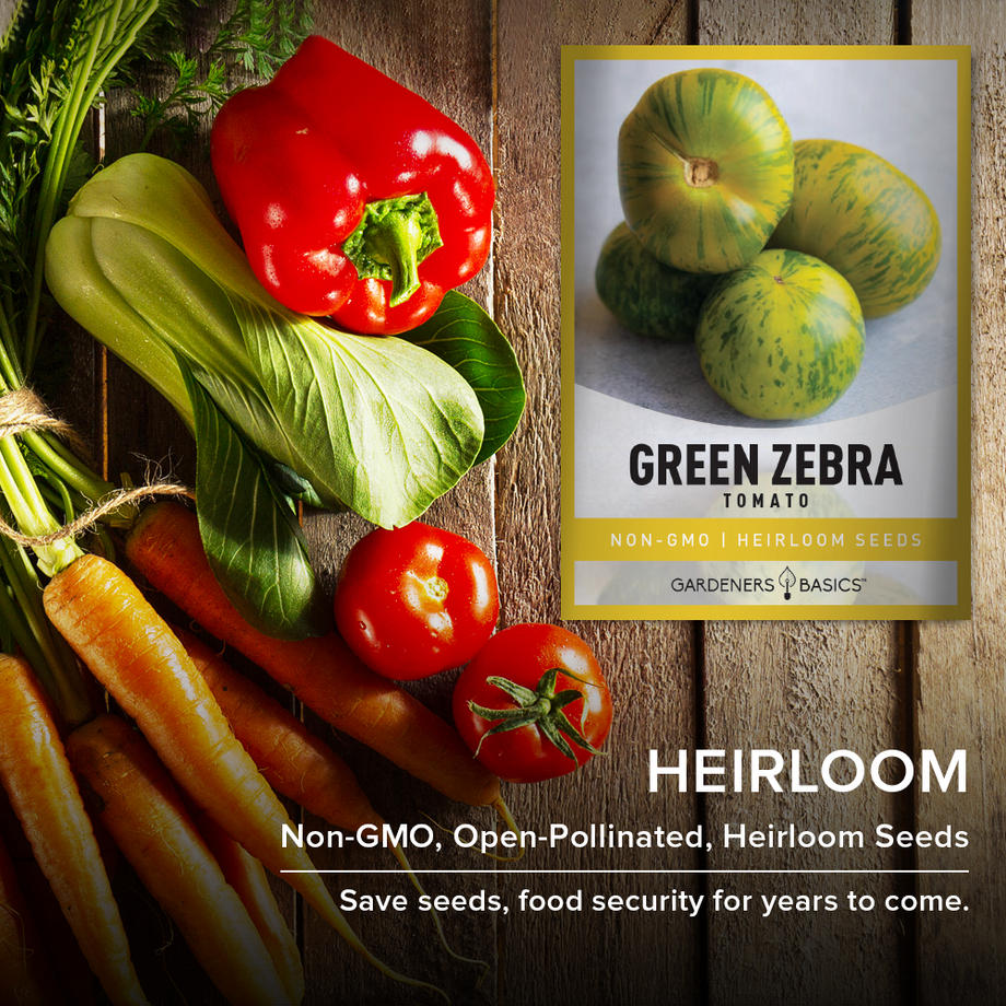 Heirloom Green Zebra Tomato Seeds: A Gourmet Choice for Home