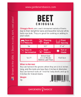 Heirloom Chioggia Beet Seeds: Discover the Timeless Beauty and Taste of These Beetroots