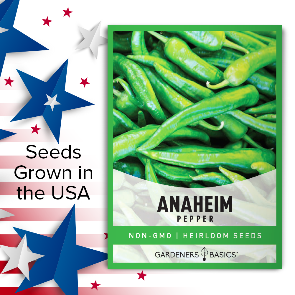 Anaheim Pepper Seeds For Planting Heirloom Non-GMO Vegetable Seeds For Home Garden USA