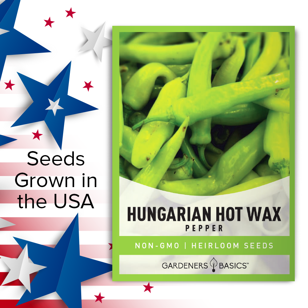 Hungarian Hot Wax Pepper Seeds For Planting Non-GMO Vegetable Seeds For Home Pepper Garden USA