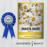 Alaska Shasta Daisy Seeds for Pollinator-Friendly Gardens