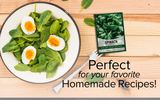 Bloomsdale Spinach Seeds Non-GMO Heirloom Seeds For Home Garden Vegetables Homemade Recipes