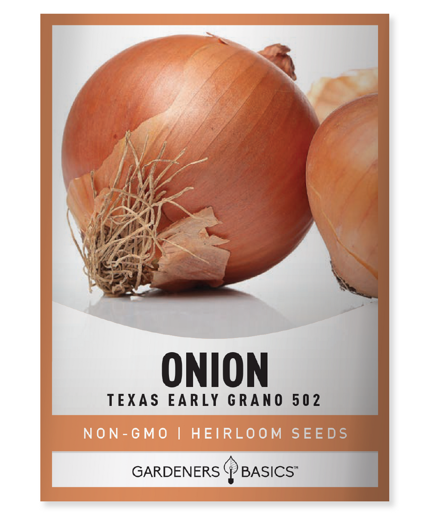 Texas Early Grano 502 PRR Onion Seeds Onion growing guide Short-day onions Heirloom onion variety Onion seed germination Pink Root Rot resistant onions Onion planting and care Onion harvest tips Texas Early Grano onion storage Garden-to-table onions Large, sweet onions Mild-flavored onions