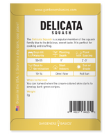 Cultivate Your Own Delicata Squash Paradise with Our Heirloom Seeds