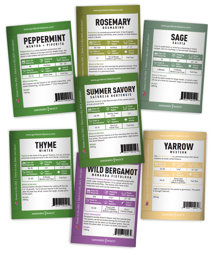35-Count Herb Seed Pack - Your Ultimate Guide to Growing a Lush Herb Garden