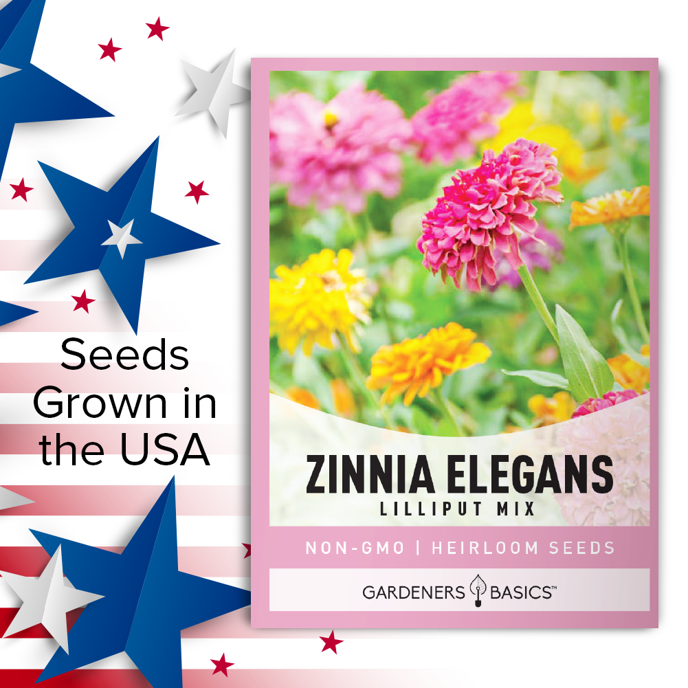 Growing a Cutting Garden with Zinnia Lilliput Mix