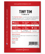 Grow Fresh, Nutrient-Rich Tiny Tim Tomatoes in Your Own Backyard