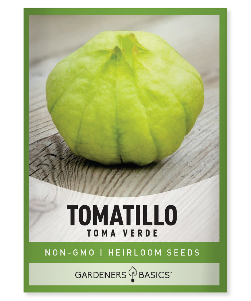 Toma Verde Tomatillo Seeds, tomatillo seeds for planting, non-GMO seeds, heirloom variety, salsa garden, high germination rate, homegrown tomatillos, garden fresh salsas, easy-to-grow plants, high-yielding tomatillos, adaptable plants, southwestern cuisine, tangy flavor, continuous harvest, home gardening