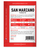 San Marzano Tomato Seeds For Planting Non-GMO Seeds Home Vegetable Garden