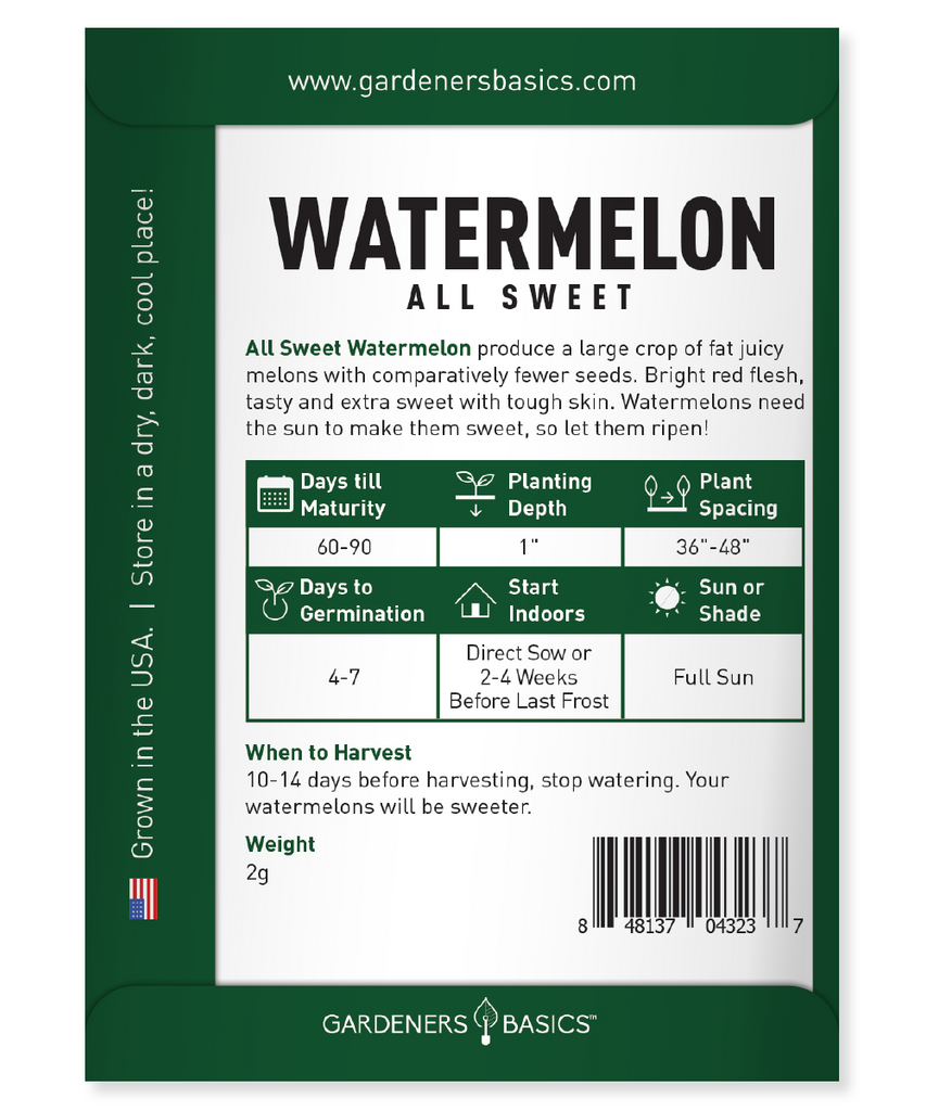 Plant All Sweet Watermelon Seeds for a Refreshing Summer Treat