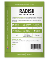 Grow Your Own Nutrient-Dense Watermelon Radishes at Home