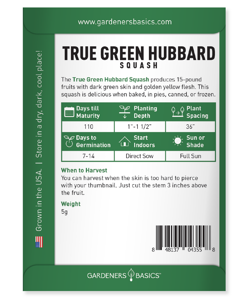 True Green Hubbard Squash: A Versatile and Flavorful Choice for Gardeners