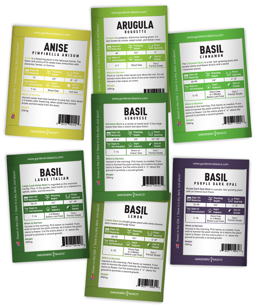 The Perfect Herb Garden Starter Kit - 35 Top Herb Seed Varieties