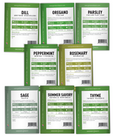 Herb Seeds Variety Pack Non-GMO Herb Seeds For Home Herb Garden Indoor Herb Garden Heirloom Herb Seeds
